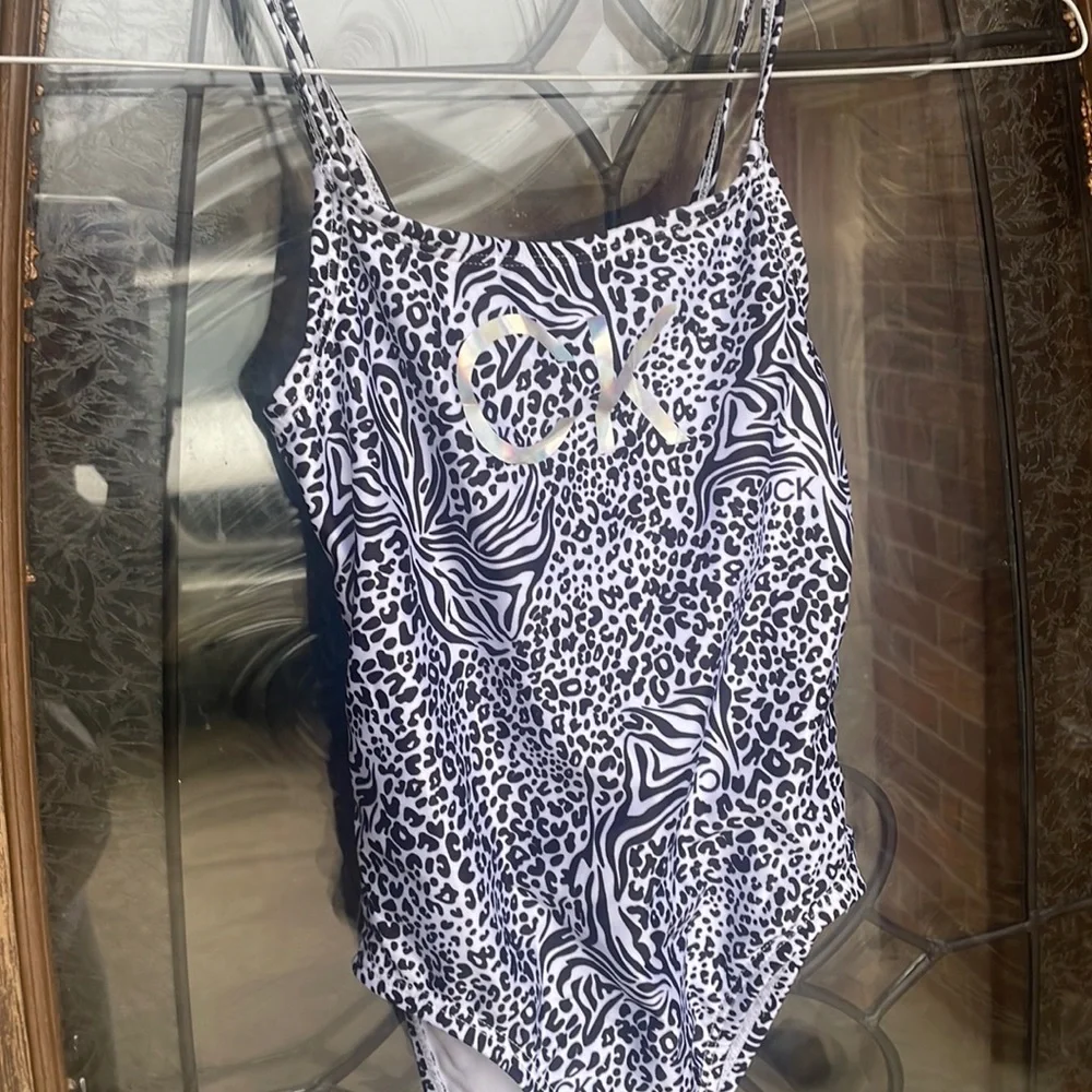NWT Calvin Klein Anmal Print Swimsuit! 6